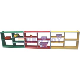 Rainbow Toys Books Organizer Wooden Cabinet Multi color RW-17509