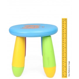 Kids Plastic study Stool multi Color multi design 6 pieces set RW-17112