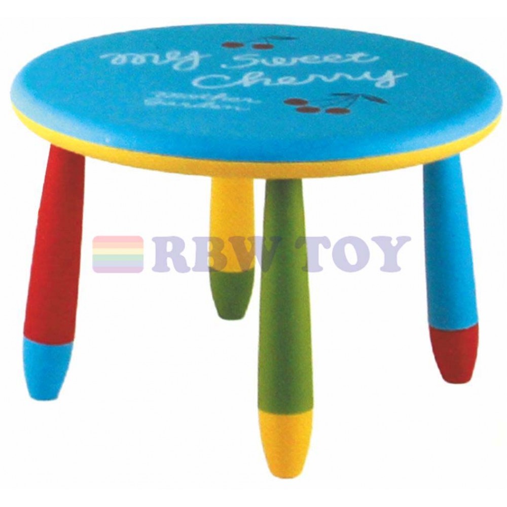 Kids Plastic study table multi colour RW-17111