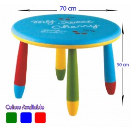 Kids Plastic study table multi colour RW-17111