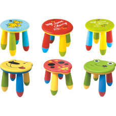 Kids Plastic study Stool multi colour RW-17112 Kids Plastic study Stool multi colour RW-17112