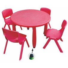 Kids quality plastic round shape study table RW-17117 Kids quality plastic round shape study table RW-17117