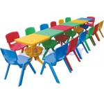 Kids multi colour plastic table set RW-17127