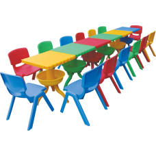Kids multi colour plastic table set RW-17127 Kids multi colour plastic table set RW-17127