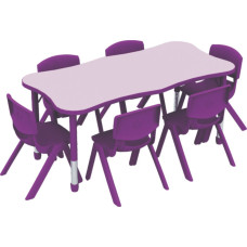 Kids wooden type study table retangular shape table set RW-17138 Kids wooden type study table retangular shape table set RW-17138