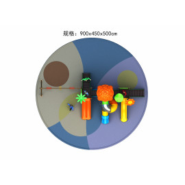 Outdoor Playground Swings and slides equipment set RW-11017
