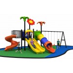 Children play large outdoor playground set RW-11024