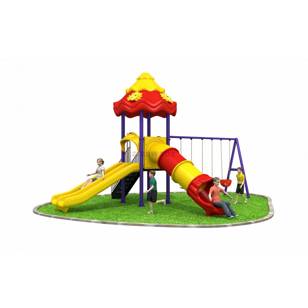 Children new playground swing slides set RW-11025