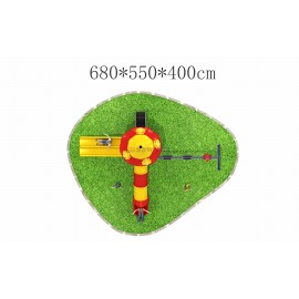 Children new playground swing slides set RW-11025