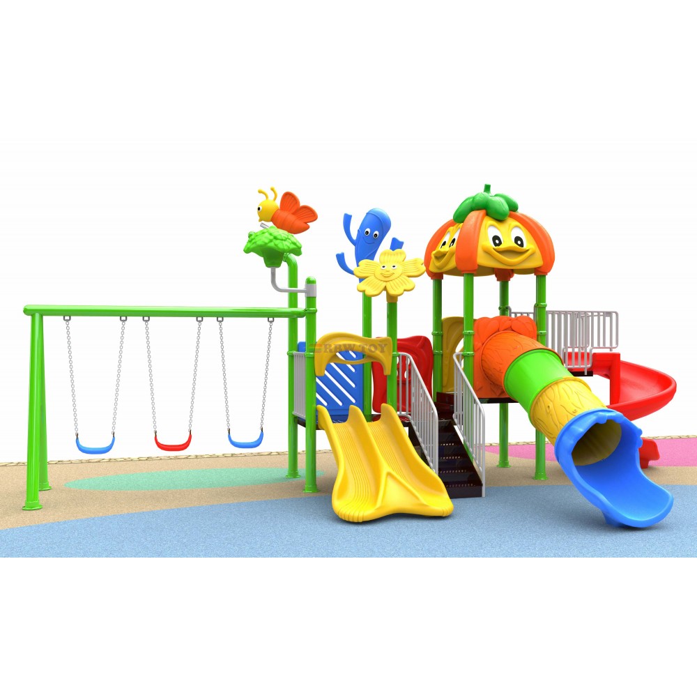 Children colourful large outdoor play ground RW-11026