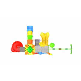 Children colourful large outdoor play ground RW-11026