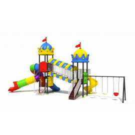 Kids Playground outdoor with tunnel RW-11039