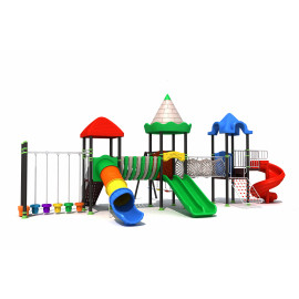 Kids slide swing large outdoor play ground RW-11040