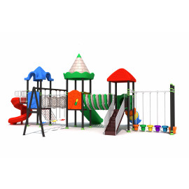 Kids slide swing large outdoor play ground RW-11040