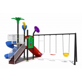 Outdoor Play ground colourfull toys RW-11046