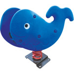 Blue Whale fish spring rider RW-15207