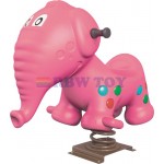 Elephent Rocking Spring rider pink RW-15212