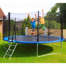 RBWTOYS 10ft Trampoline High Quality for Kids With Safety Enclosure Equipment RW-10066 Size 10 Feet