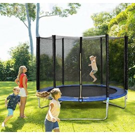 RBWTOYS 8ft Trampoline High Quality for Kids With Safety Enclosure Equipment RW-10066 Size 8 Feet