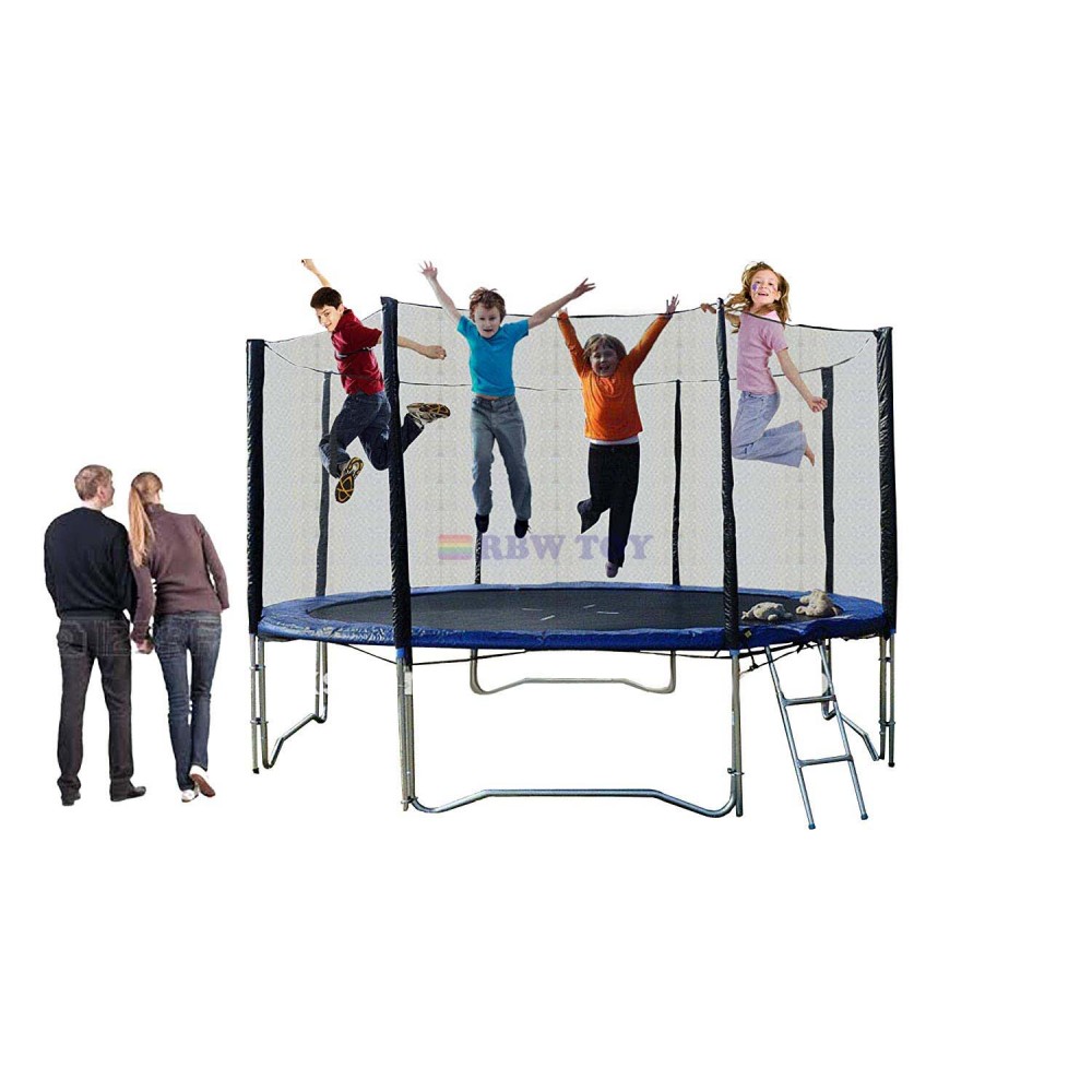 RBWTOYS 16ft Trampoline High Quality for Kids With Safety Enclosure Equipment RW-10066 Size 16 Feet