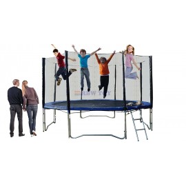RBWTOYS 14ft Trampoline High Quality for Kids With Safety Enclosure Equipment RW-10066 Size 14 Feet