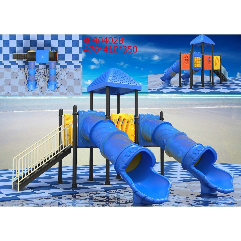 Water Pool outdoor slide set RW-11091