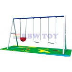 Rainbowtoy 3 in 1 Iron Stand Swing Set High Quality For Kids Activities RW-13104