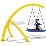 Kids hanging swing round shape RW-13121