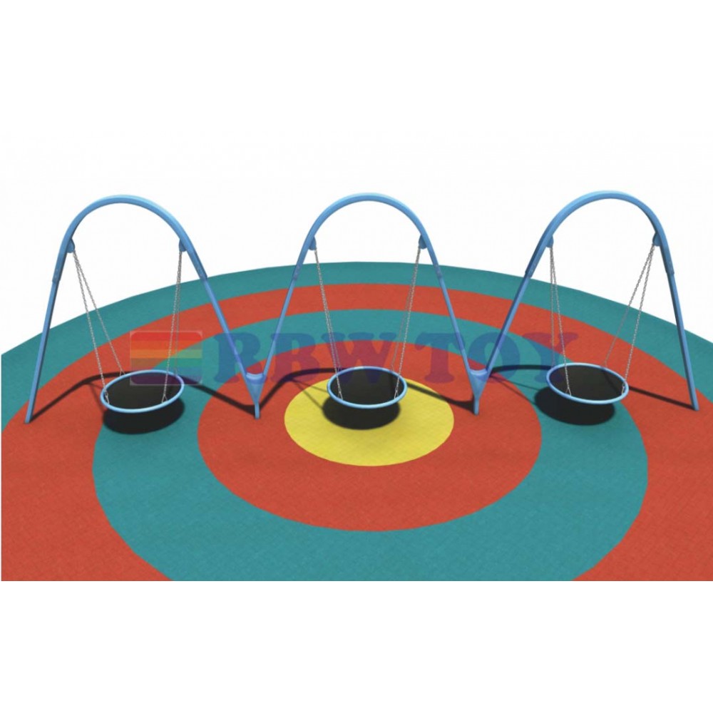 Childrens swing round shape 3 seat set RW-13123