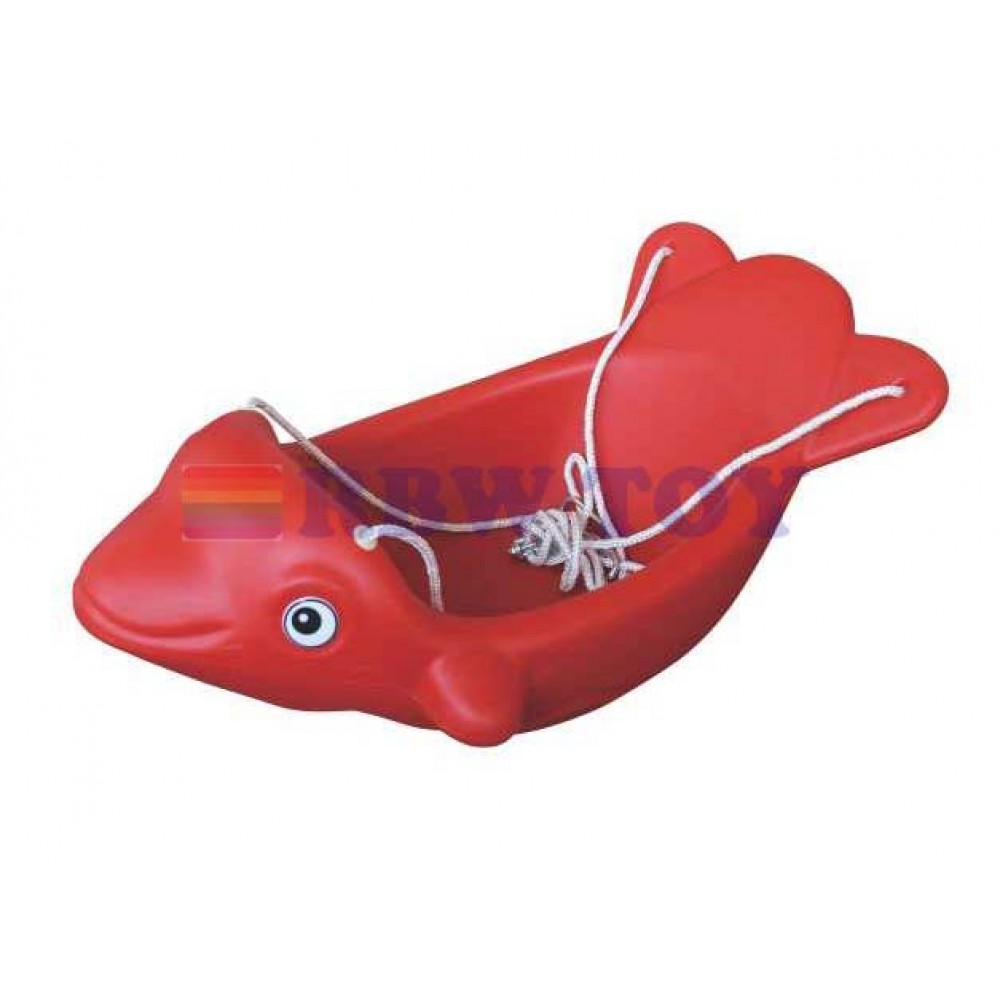 Kids fish shape seat Red Color RW-13127R