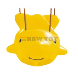 Kids fish shape seat Yellow Color RW-13127Y