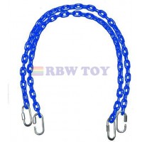 Heavy Duty Plastic Coated Chain for swing Blue Color RW-13135B