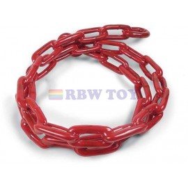Heavy Duty Plastic Coated Chain for swing Red Color RW-13135R