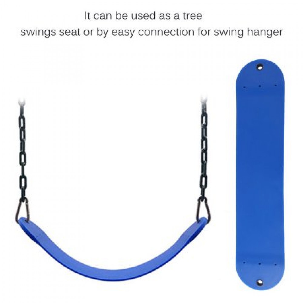 Heavy Duty Swing seat Blue Color Set with Chain RW-13137BG