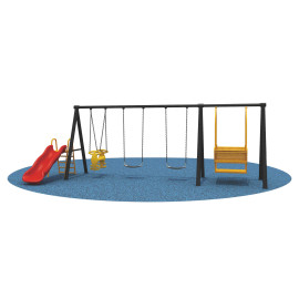 Kids outdoor swing slide and Happy family chair RW-13147 Kids outdoor swing slide and Happy family chair RW-13147