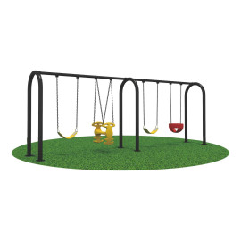 Fitness U Shape 4 kids swing set RW-13153