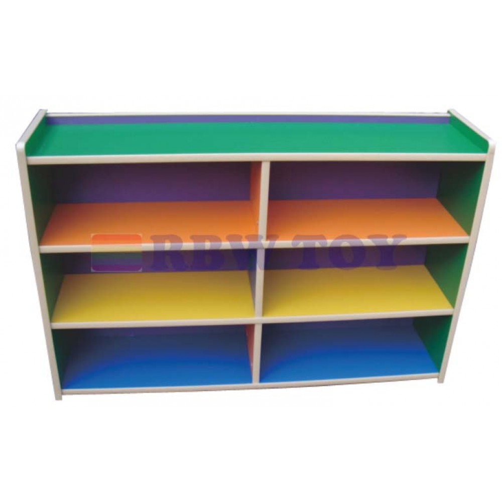 RBWTOY Basic Books Wooden Rack Multi Color RW-17505