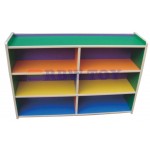 RBWTOY Basic Books Wooden Rack Multi Color RW-17505