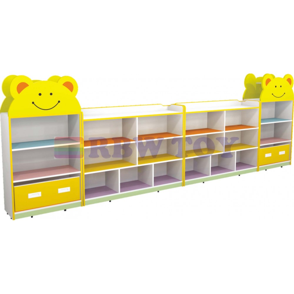 RBWTOYS Bee Shape Wooden Cabinet And Books Organizer RW-17514