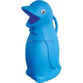 Penguin shape plastic dustbin for kids RW-16364