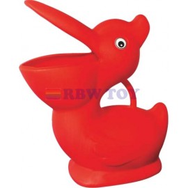 Duck shape plastic dustbin for kids RW-16365