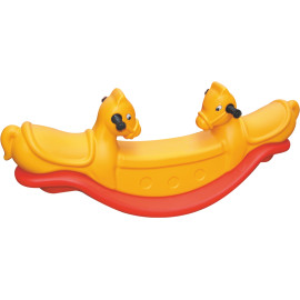 Kids plastic two seat pony rocking seesaw RW-16376 Kids plastic two seat pony rocking seesaw RW-16376