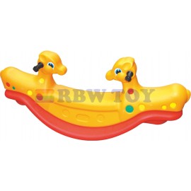 Deer shape rocking seesaw 2 seat for kids RW-16378