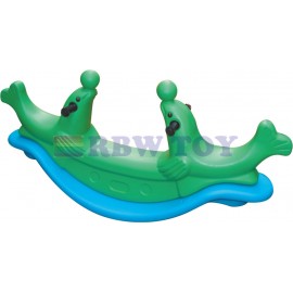 Seelion shape rocking seesaw 2 seat for kids RW-16382