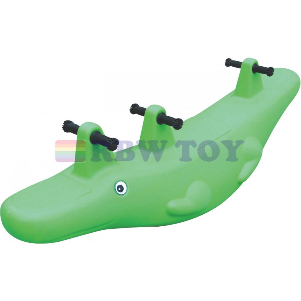 Whale shape rocking seesaw 2 seat for kids RW-16384