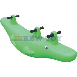 Whale shape rocking seesaw 2 seat for kids RW-16384