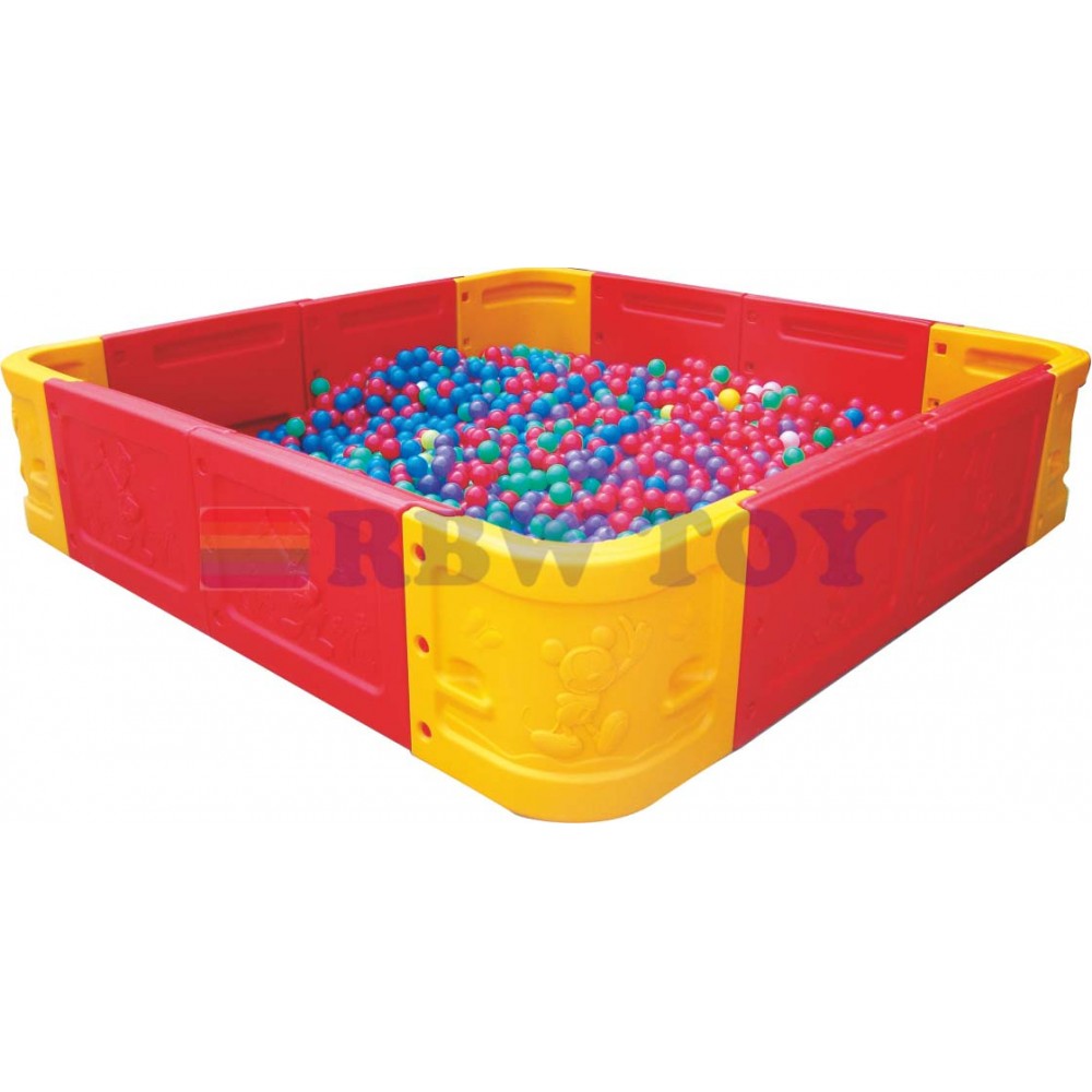 Toddler Plastic Ball pools square design RW-16331