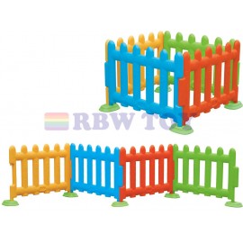 kids Plastic Fence and playpen fences 4meter multi..