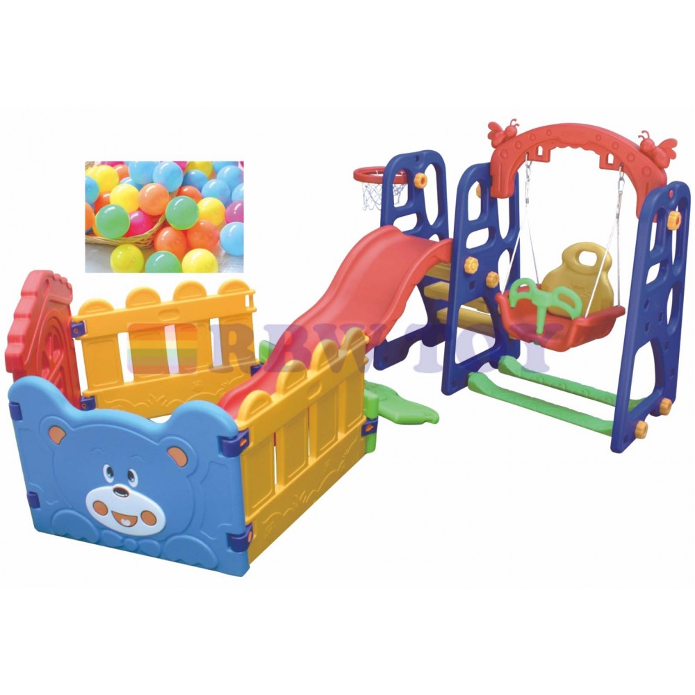 swing and slide set toddler
