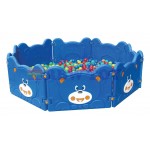 Rainbow Toys Kids bear design blue Color Playpen fence RW-16412